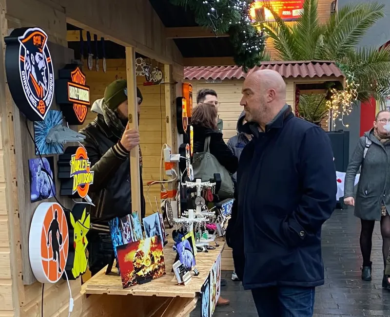 Rencontre aujourd&rsquo;hui avec les commerçants du marché de Noël