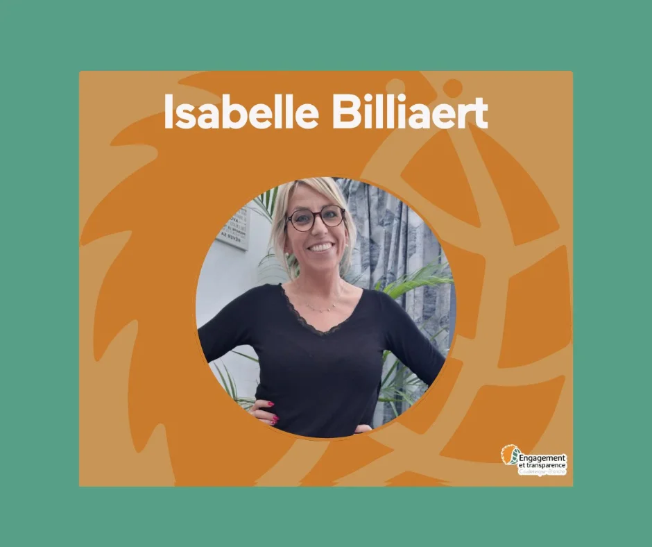 Portrait d&rsquo;Isabelle Billiaert